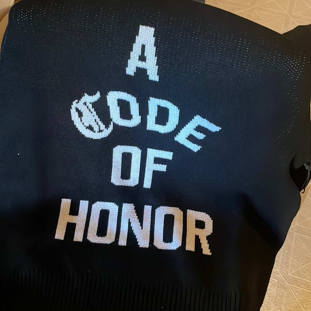 Honor The Gift A Code of Honor Sweater